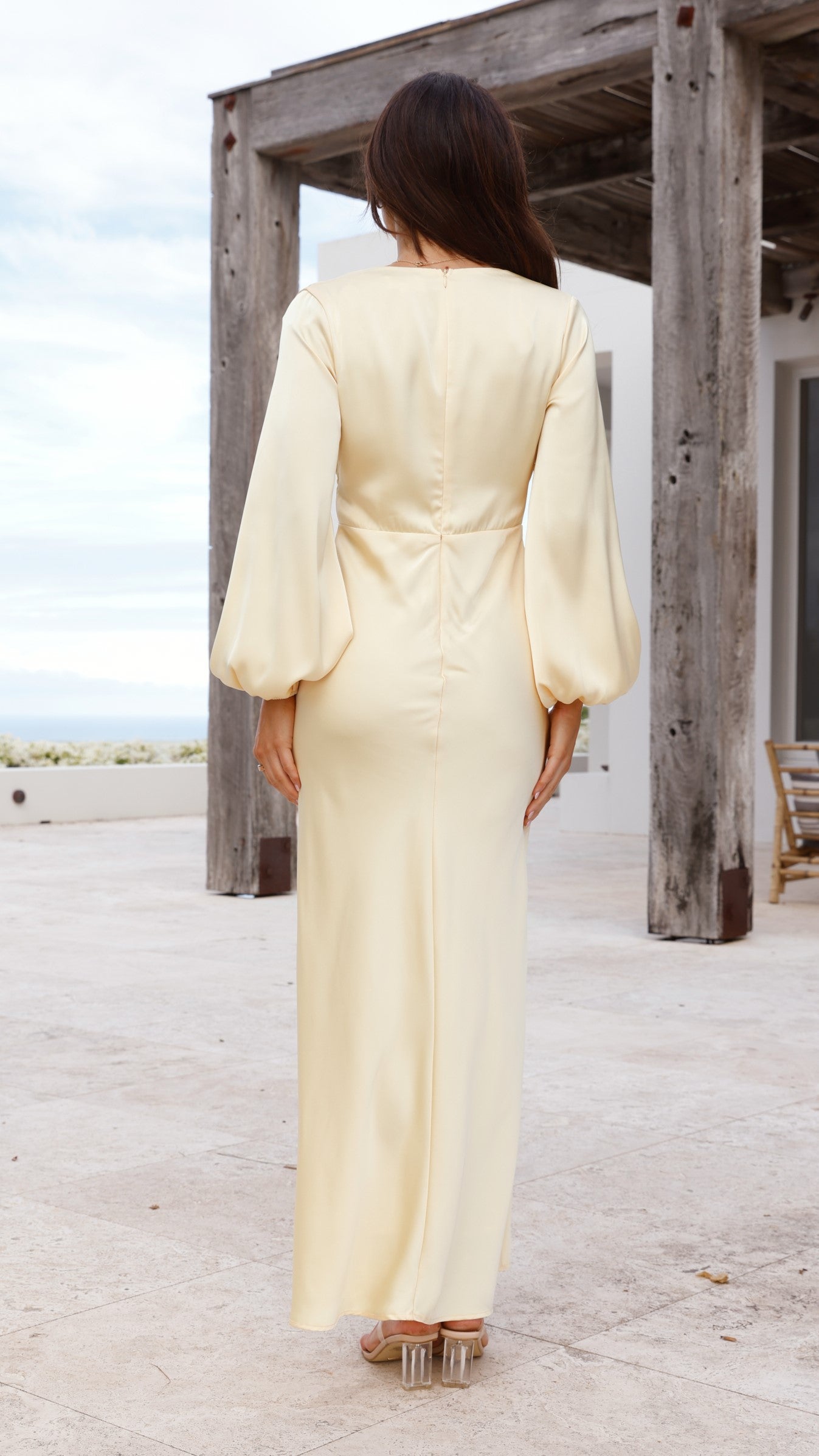 Amara Maxi Dress - Yellow - Billy J