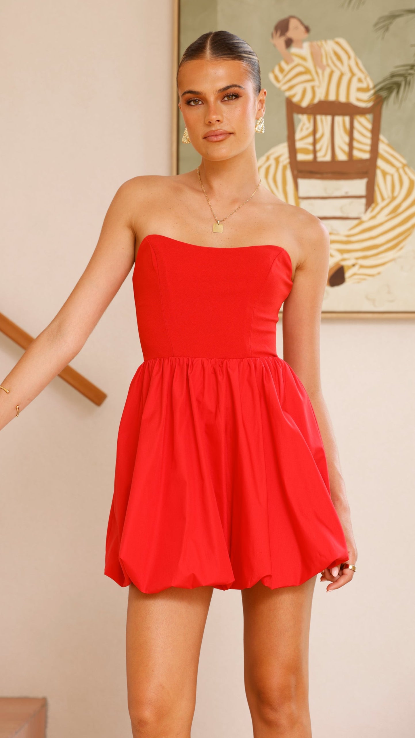 Dandy Mini Dress - Red - Billy J