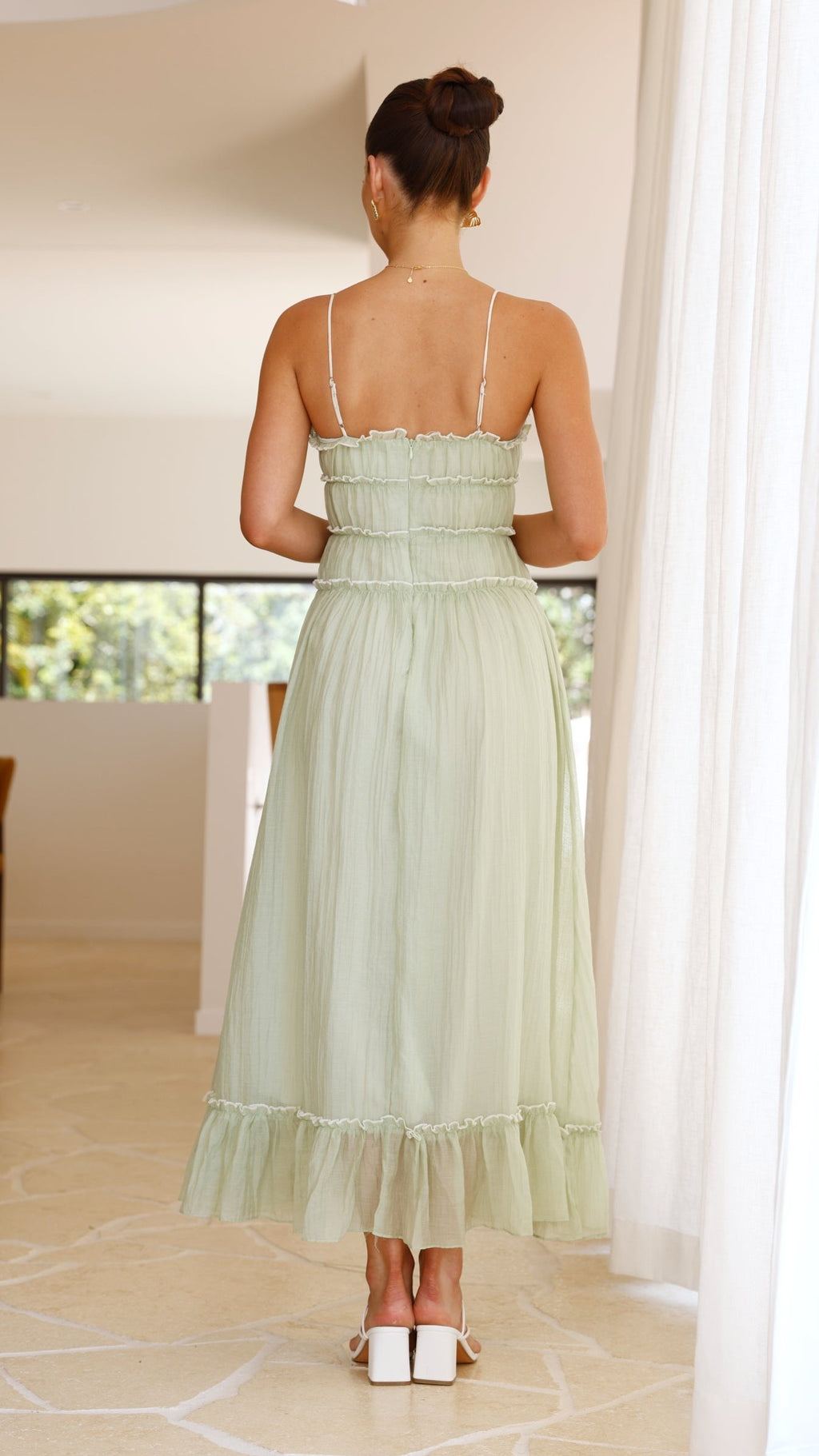 Halo Maxi Dress - Sage - Billy J