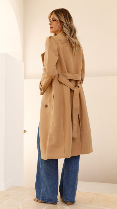 Load image into Gallery viewer, Xenos Coat - Camel - Billy J
