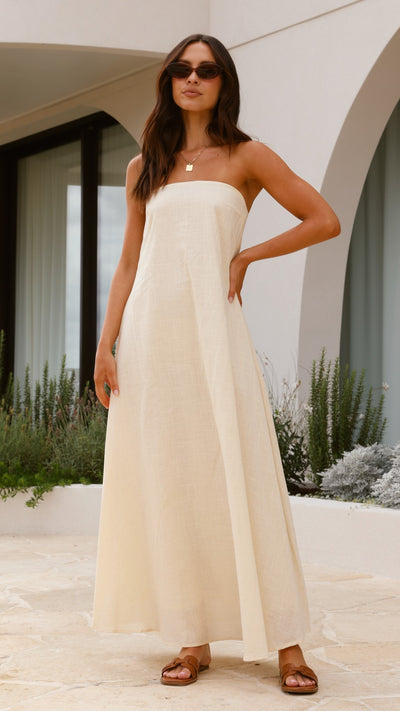 Load image into Gallery viewer, Connie Maxi Dress - Butter - Billy J
