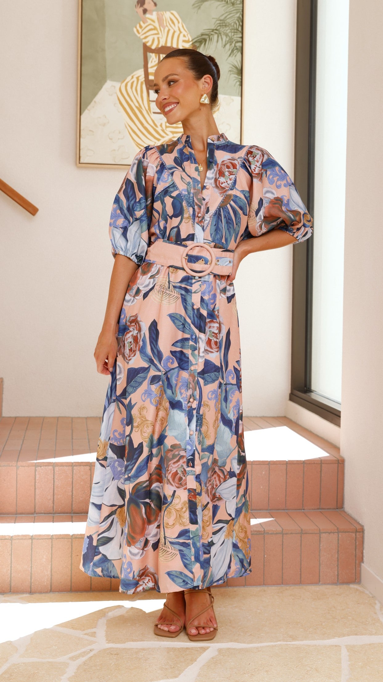 Hedley Maxi Dress - Rosa - Billy J