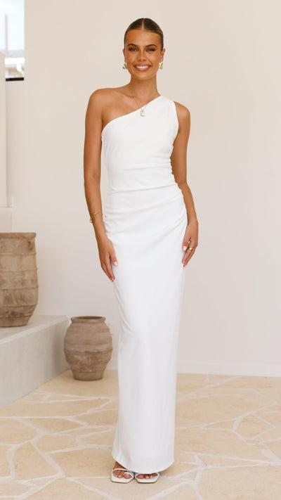 Load image into Gallery viewer, Cataleya Maxi Dress - White - Billy J
