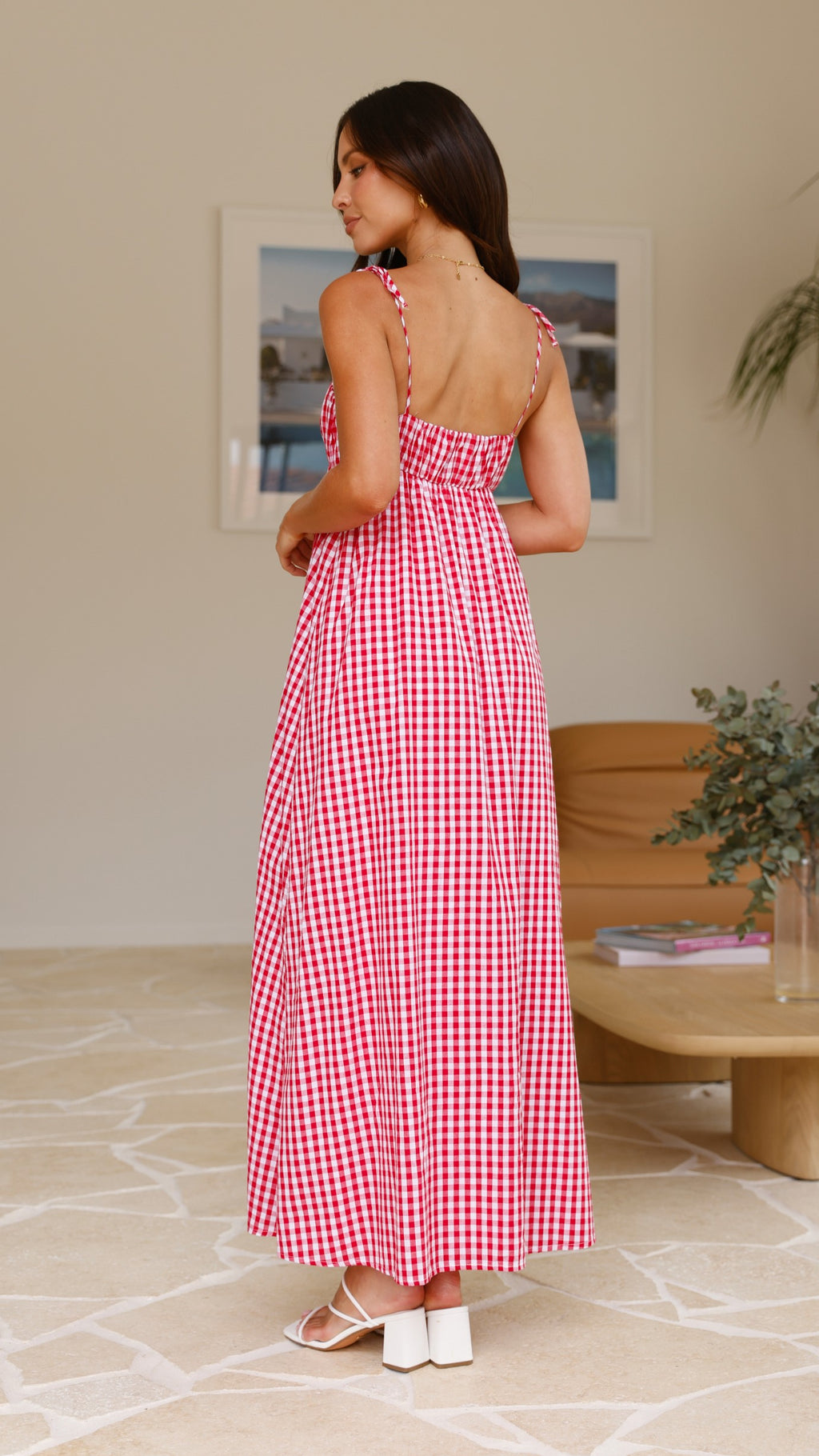 Taissa Maxi Dress - Picnic Red - Billy J