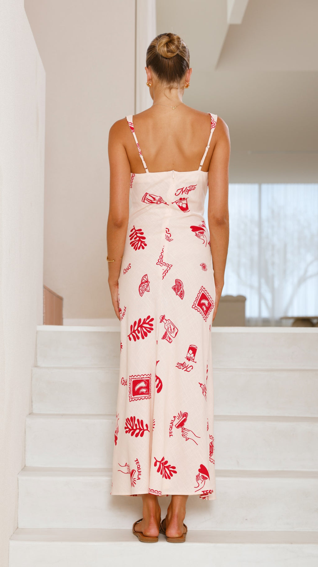 Urbana Maxi Dress - Mojito Print - Billy J