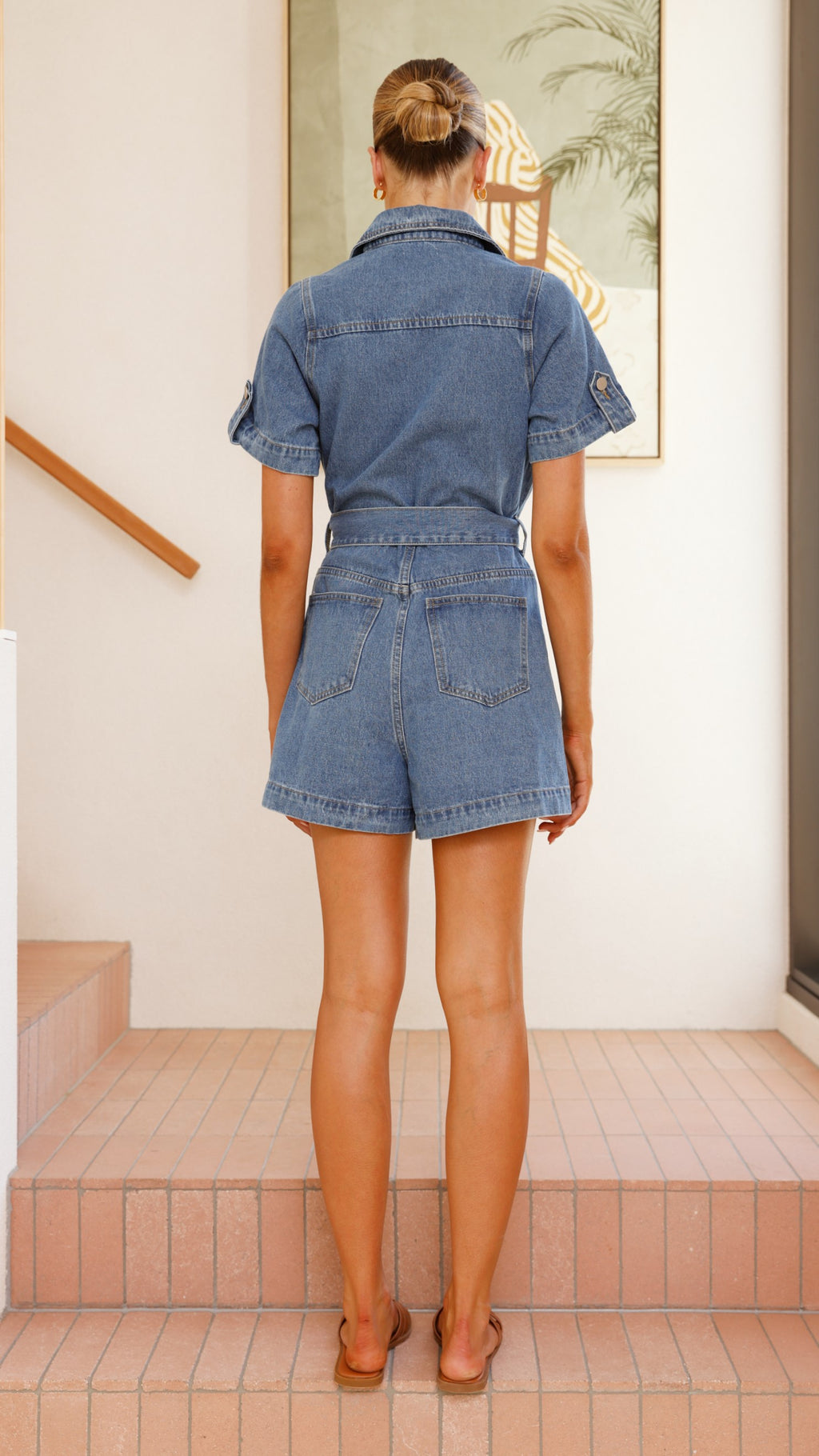 Emma Playsuit - Denim - Billy J