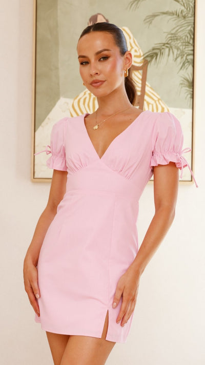 Load image into Gallery viewer, Breigh Mini Dress - Pink - Billy J
