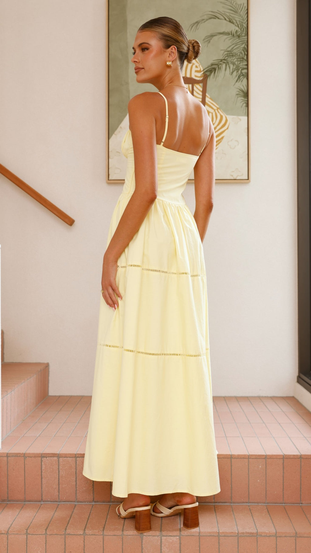 Isabella Maxi Dress - Yellow - Billy J