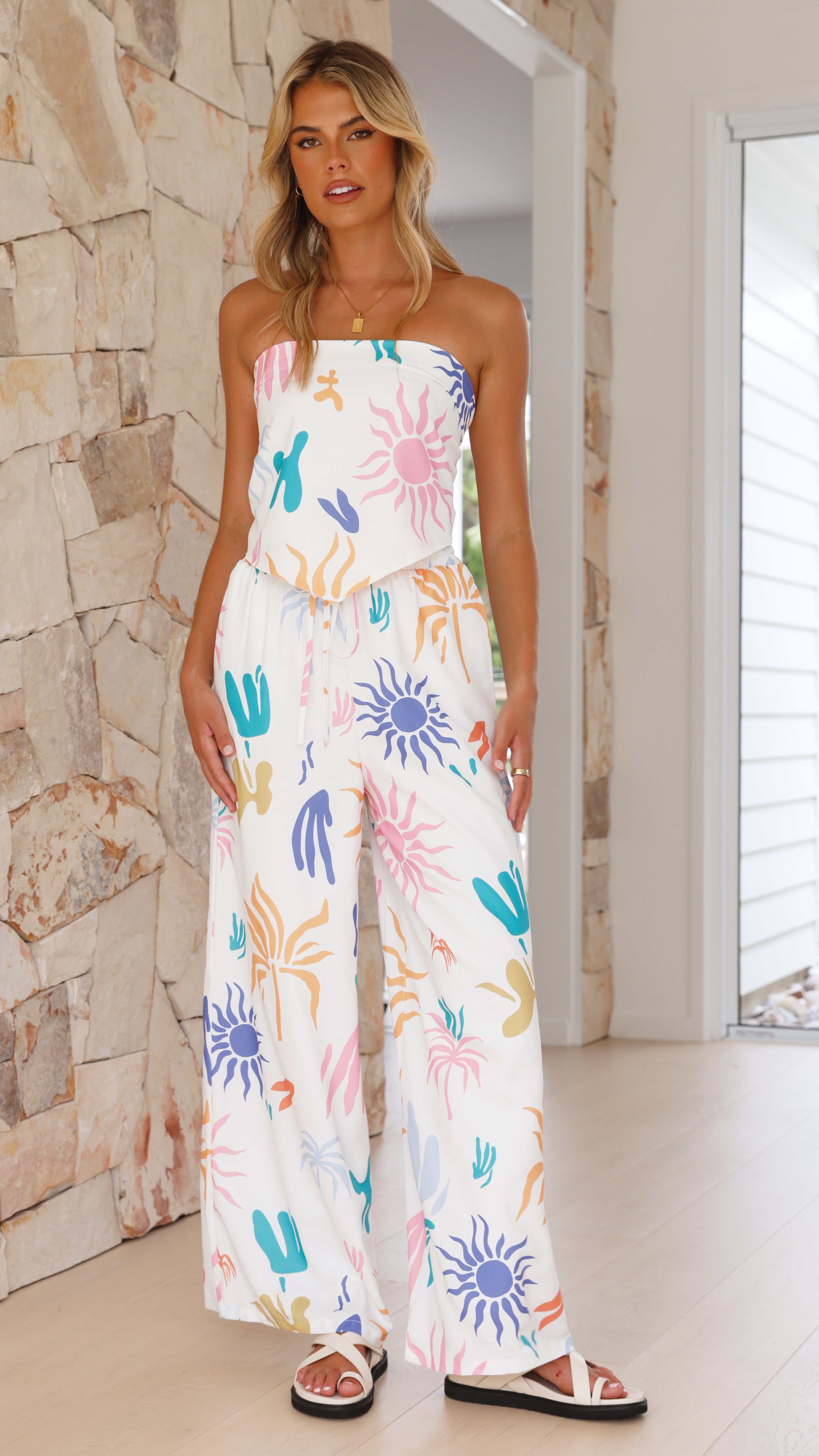 Zahara Pants - Sundazed Print - Billy J