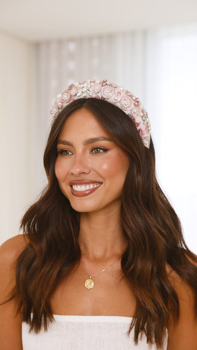 Load image into Gallery viewer, Anna Headband - Pink - Billy J
