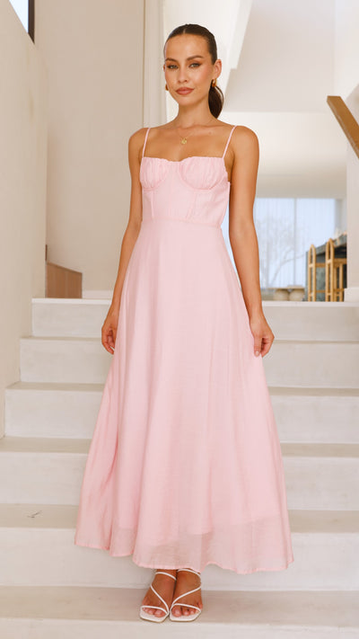 Load image into Gallery viewer, Rahima Maxi Dress - Pink - Billy J
