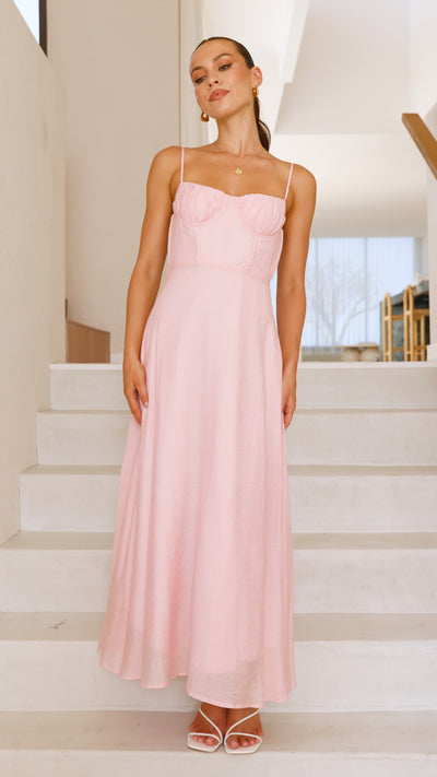 Load image into Gallery viewer, Rahima Maxi Dress - Pink - Billy J
