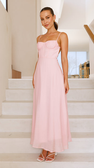 Load image into Gallery viewer, Rahima Maxi Dress - Pink - Billy J
