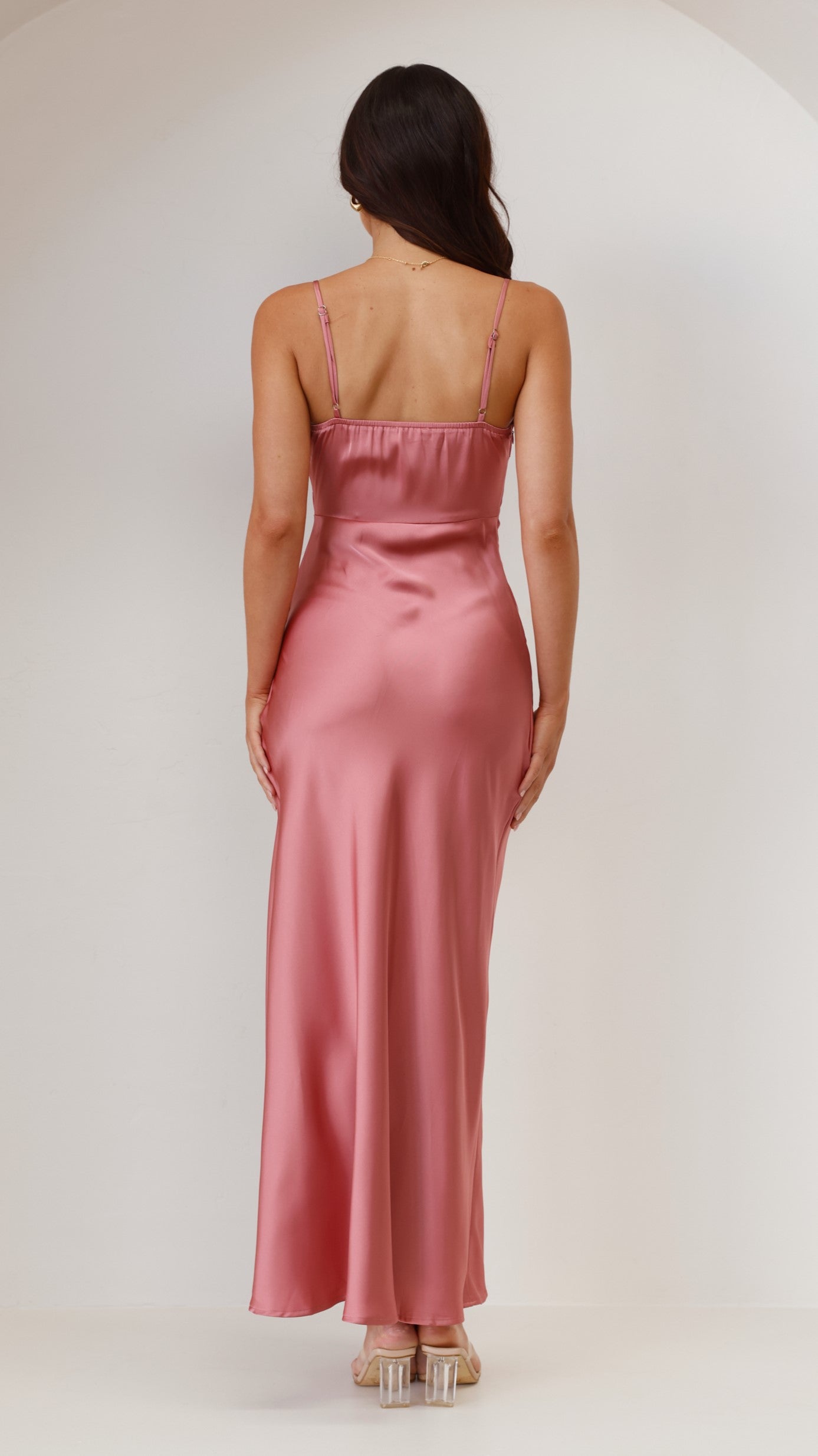 Ilana Maxi Dress - Baked Rose - Billy J