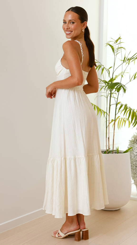 Beatrix Maxi Dress - Butter - Billy J