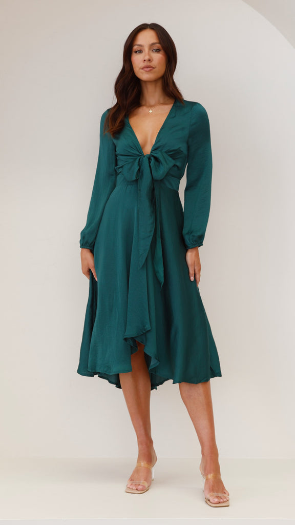 Starry Nights Dress - Emerald - Billy J