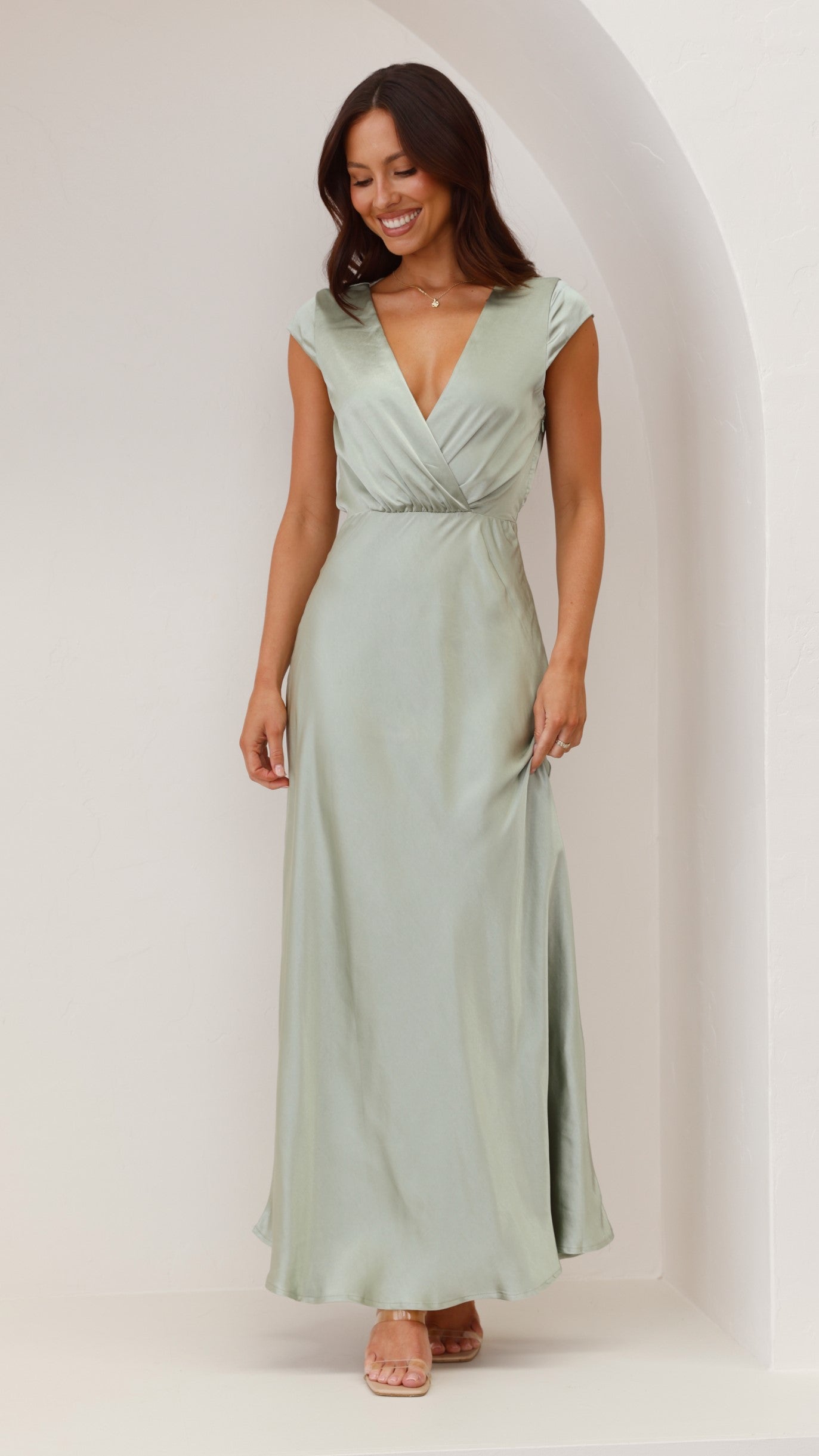 Selma Maxi Dress - Sage - Billy J