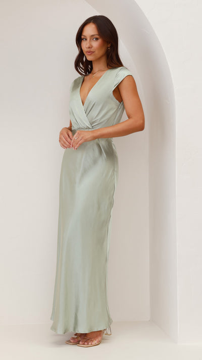 Load image into Gallery viewer, Selma Maxi Dress - Sage - Billy J
