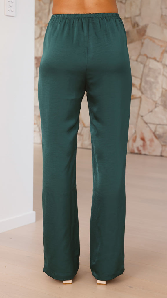 Courtney Pants - Emerald - Billy J