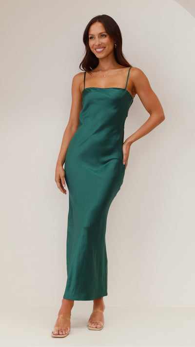 Load image into Gallery viewer, Keira Maxi Dress - Emerald - Billy J
