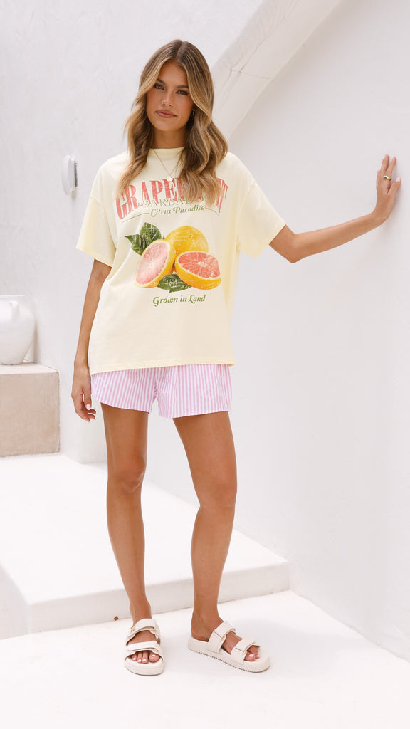 Grapefruit Paradise Set - Yellow/Pink - Billy J