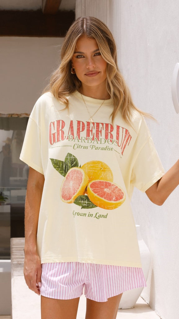 Grapefruit Paradise Set - Yellow/Pink - Billy J