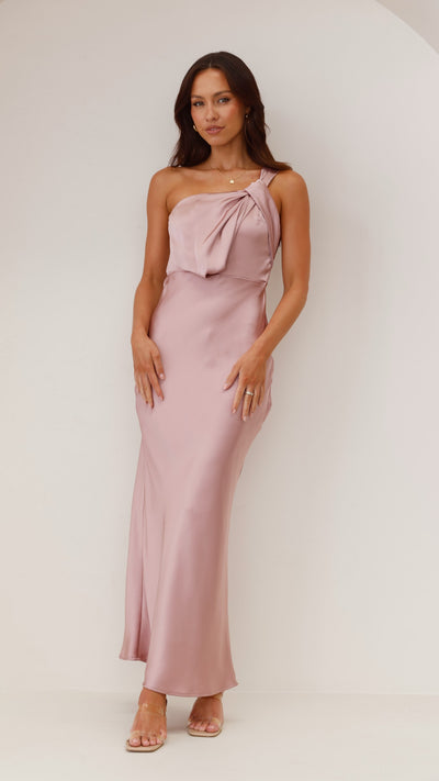 Load image into Gallery viewer, Greta Maxi Dress - Dusty Pink - Billy J
