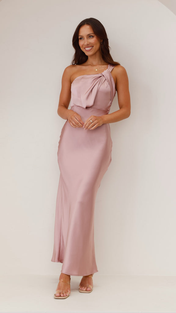 Greta Maxi Dress - Dusty Pink - Billy J