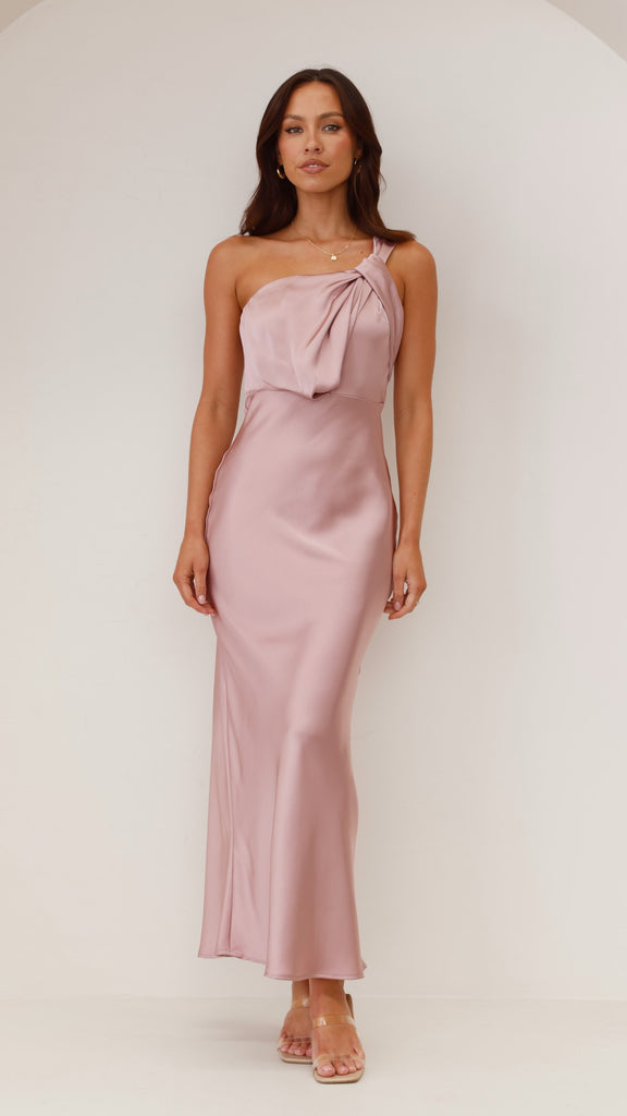 Greta Maxi Dress - Dusty Pink - Billy J