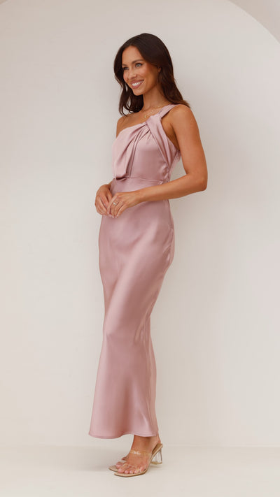 Load image into Gallery viewer, Greta Maxi Dress - Dusty Pink - Billy J
