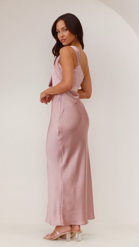 Greta Maxi Dress - Dusty Pink - Billy J