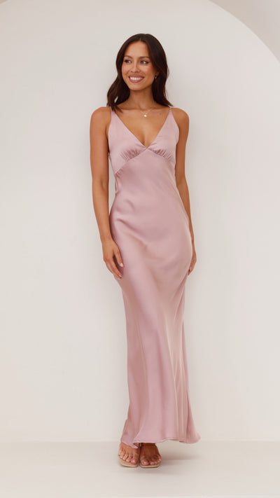 Load image into Gallery viewer, Ziah Maxi Dress - Dusty Pink - Billy J
