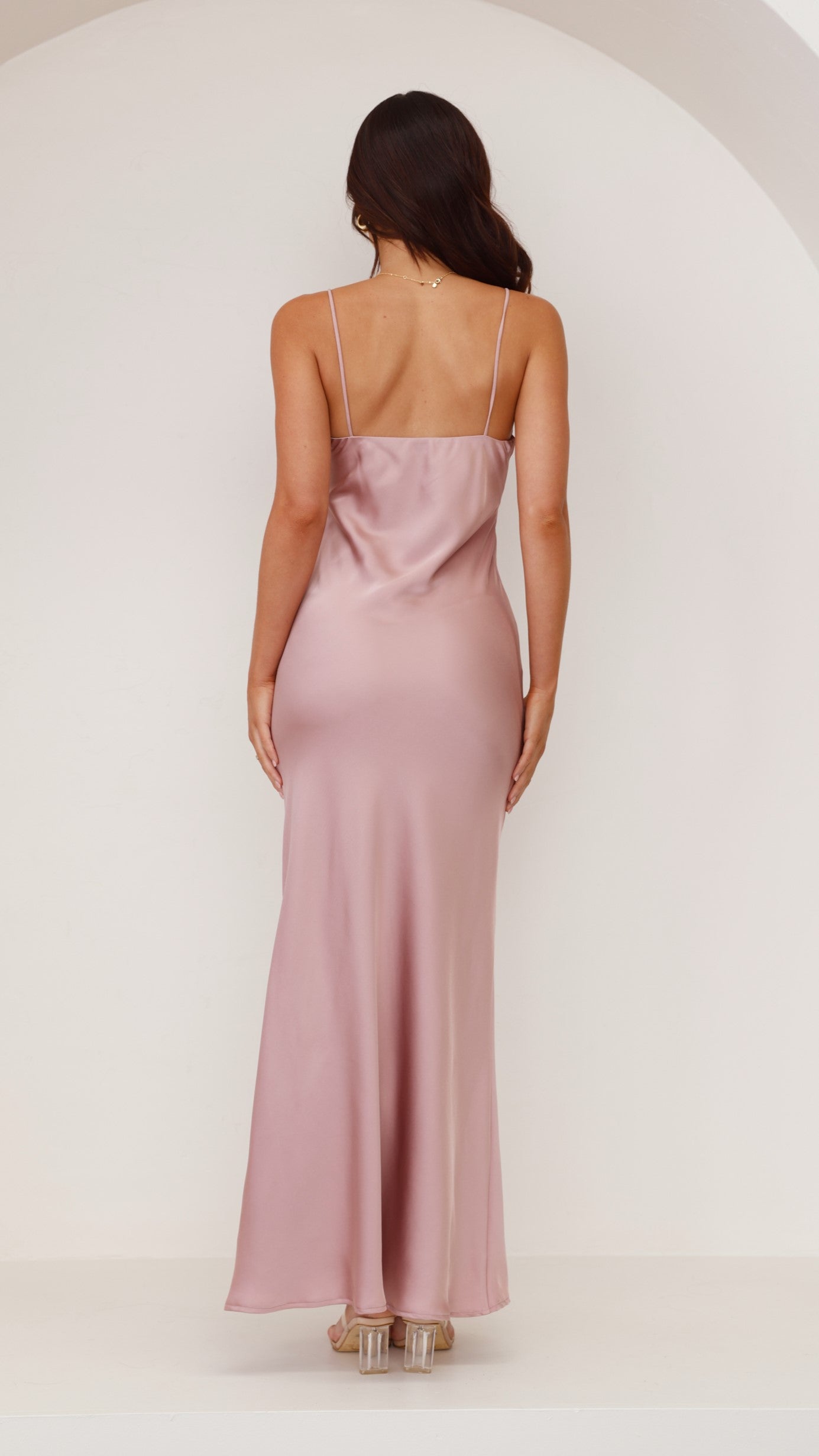 Ziah Maxi Dress - Dusty Pink - Billy J