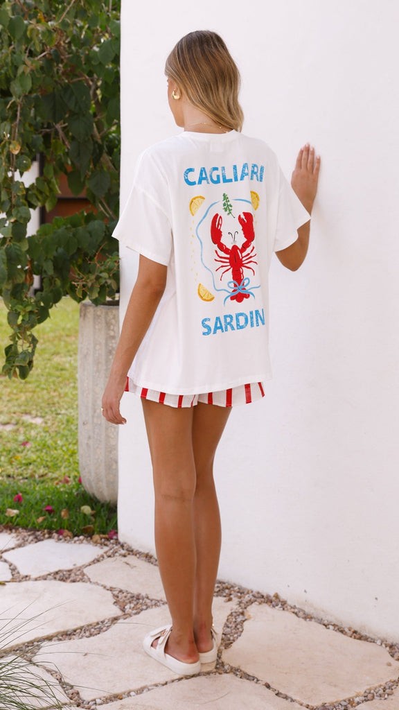 Sardinia Top & Shorts Set - Lobster - Billy J