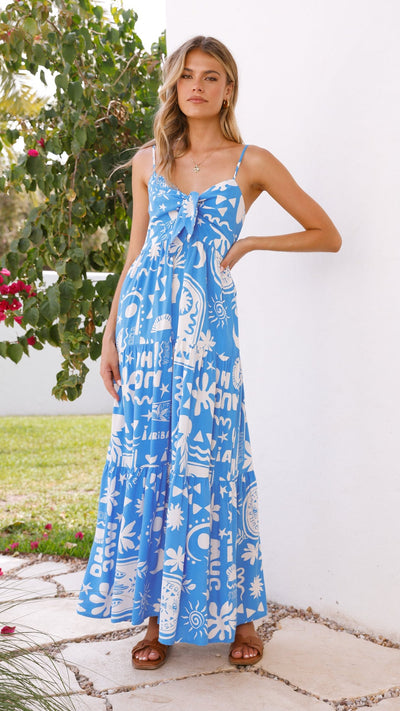 Load image into Gallery viewer, Uzuri Maxi Dress - Frances Collection - Billy J
