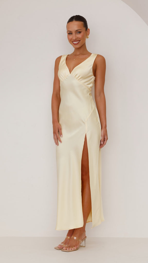 Taylor Maxi Dress - Yellow - Billy J