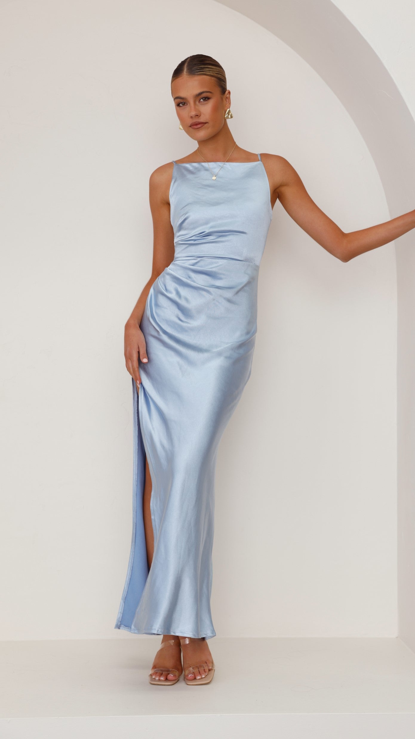 Ava Maxi Dress - Blue - Billy J