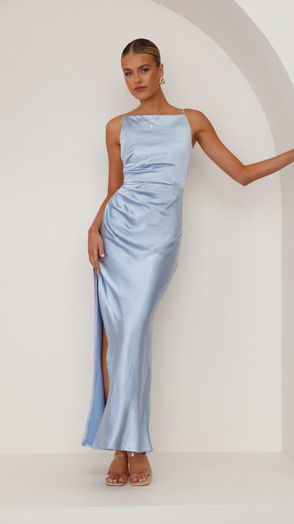 Ava Maxi Dress - Blue - Billy J