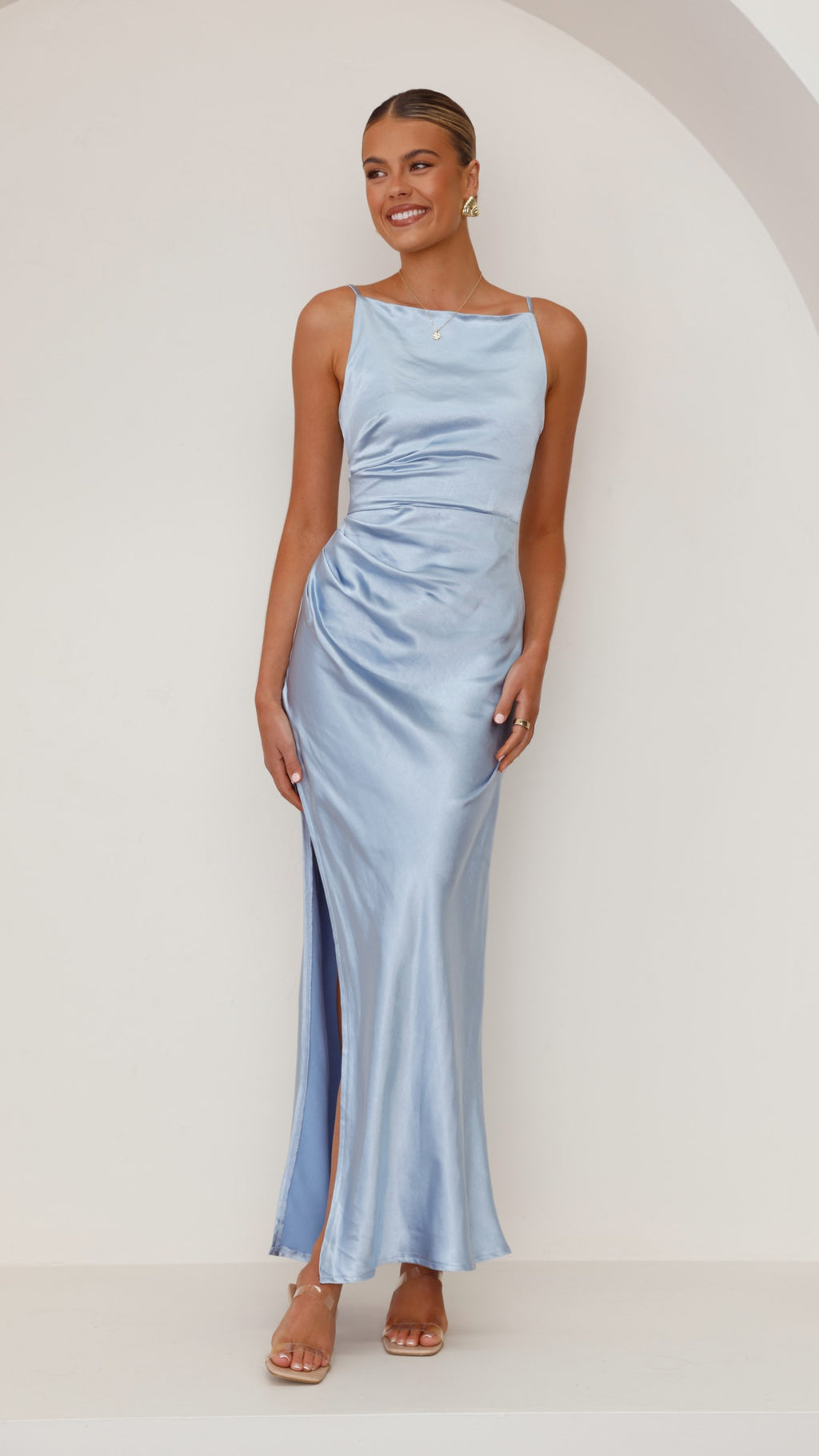 Ava Maxi Dress - Blue - Billy J