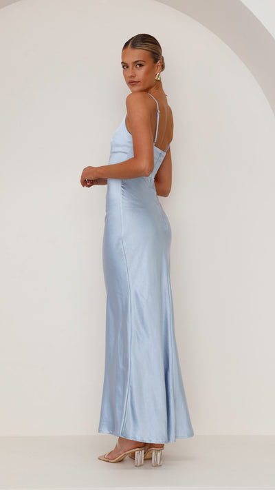 Load image into Gallery viewer, Ava Maxi Dress - Blue - Billy J
