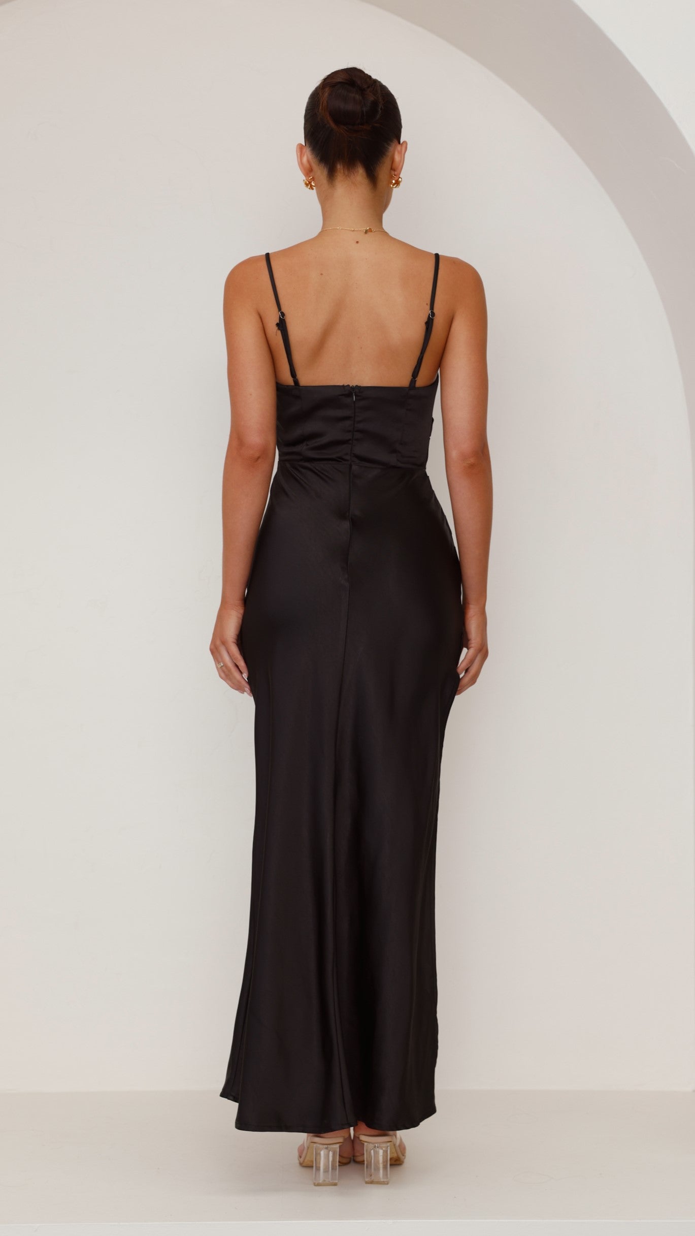 Ava Maxi Dress - Black - Billy J