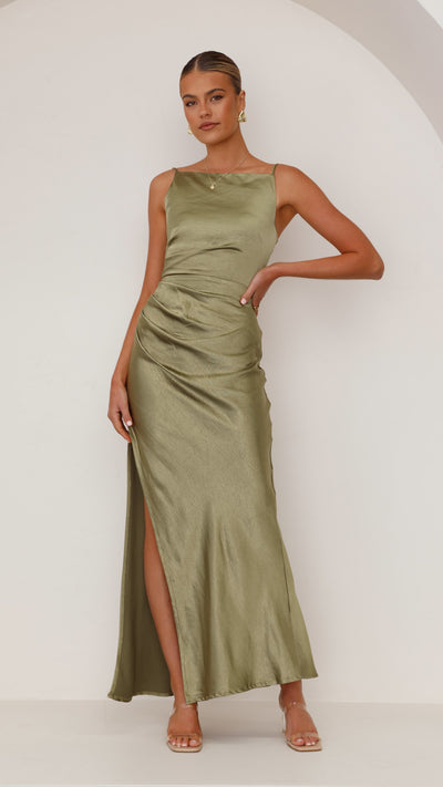 Load image into Gallery viewer, Ava Maxi Dress - Olive - Billy J
