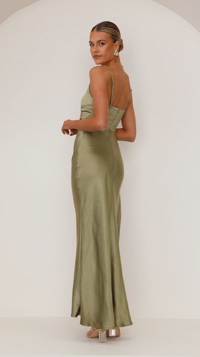 Load image into Gallery viewer, Ava Maxi Dress - Olive - Billy J
