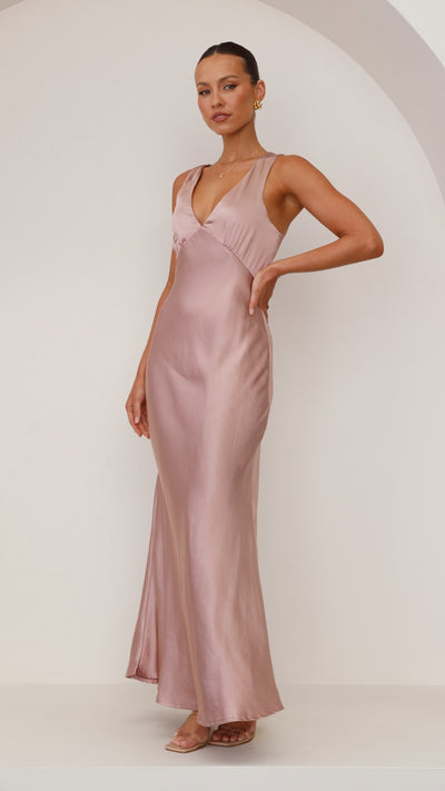 Load image into Gallery viewer, Sofia Maxi Dress - Dusty Pink - Billy J
