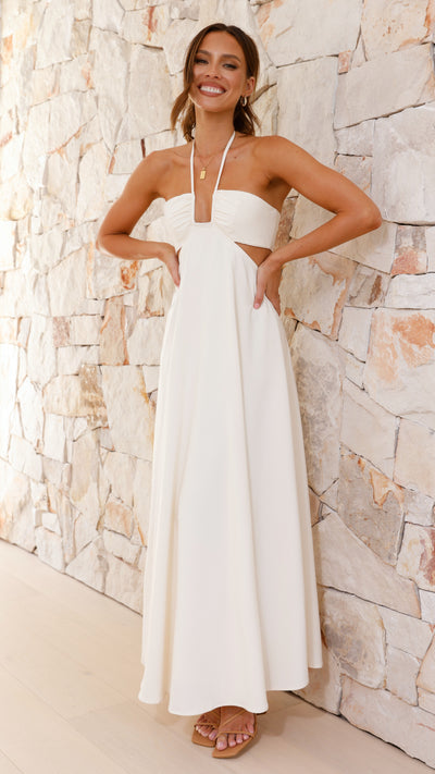 Load image into Gallery viewer, Faya Maxi Dress - Butter - Billy J
