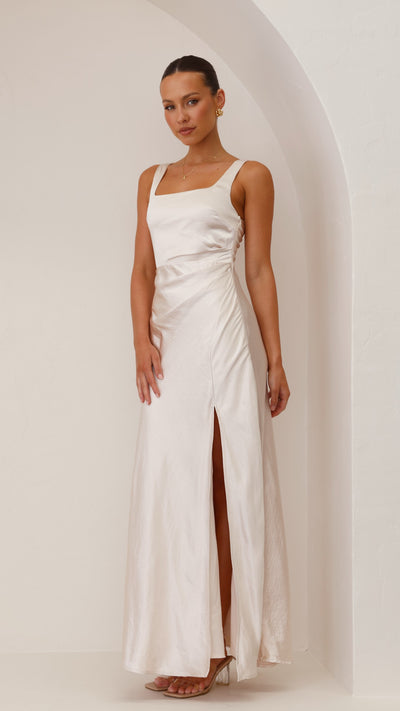 Load image into Gallery viewer, Alaria Maxi Dress - Champagne - Billy J
