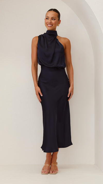 Load image into Gallery viewer, Esther Maxi Dress - Navy - Billy J
