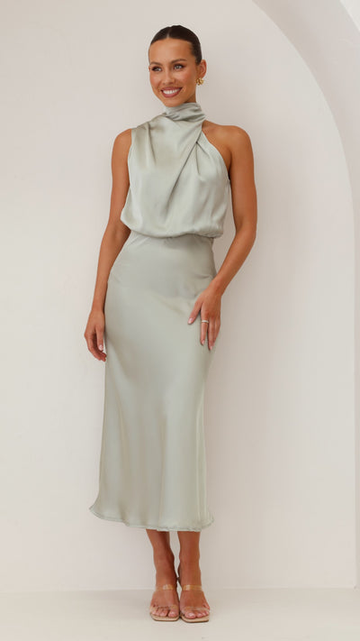 Load image into Gallery viewer, Esther Maxi Dress - Olive - Billy J
