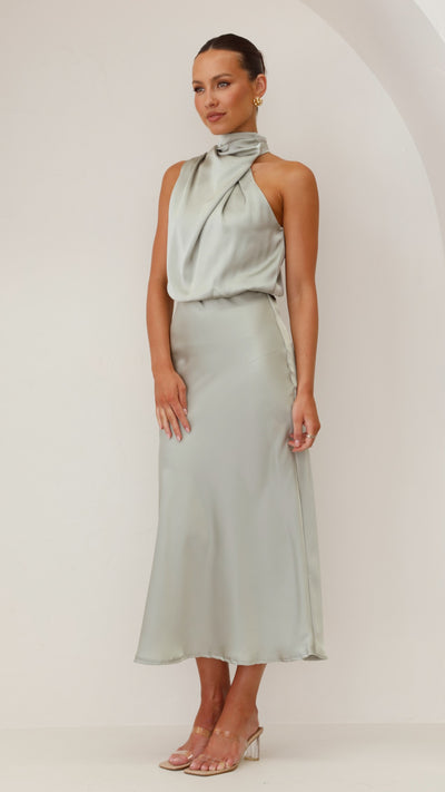 Load image into Gallery viewer, Esther Maxi Dress - Olive - Billy J
