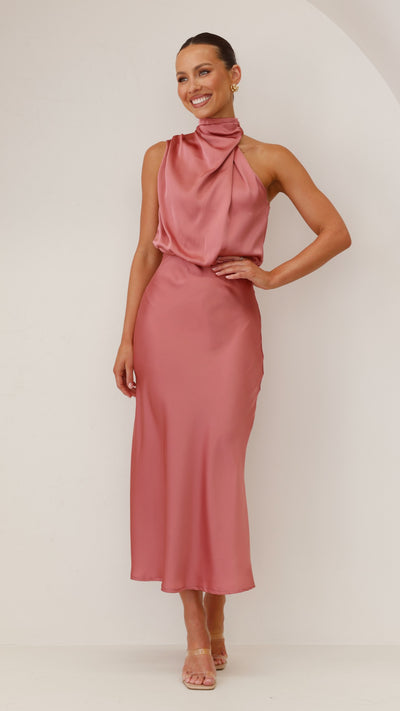 Load image into Gallery viewer, Esther Maxi Dress - Baked Rose - Billy J
